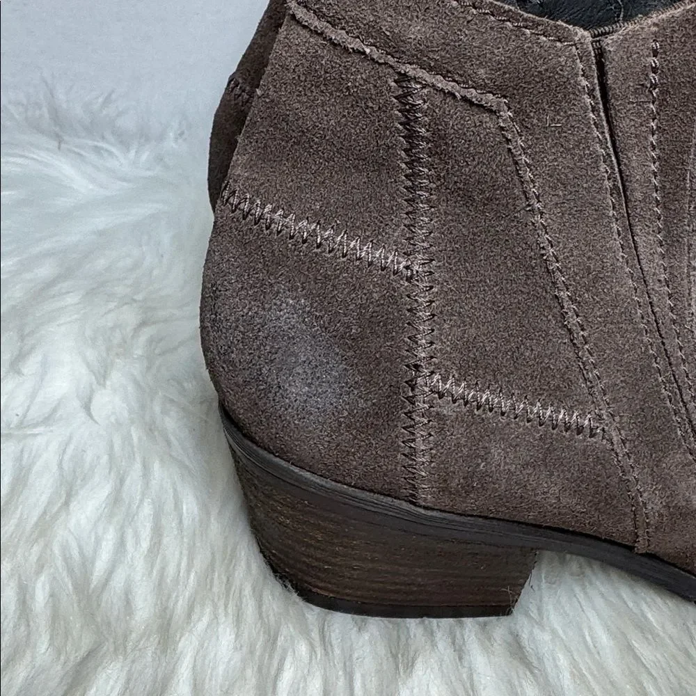 Josef Seibel Daphne Dark Brown Suede‎ Ankle Boots Sz 40/US 9